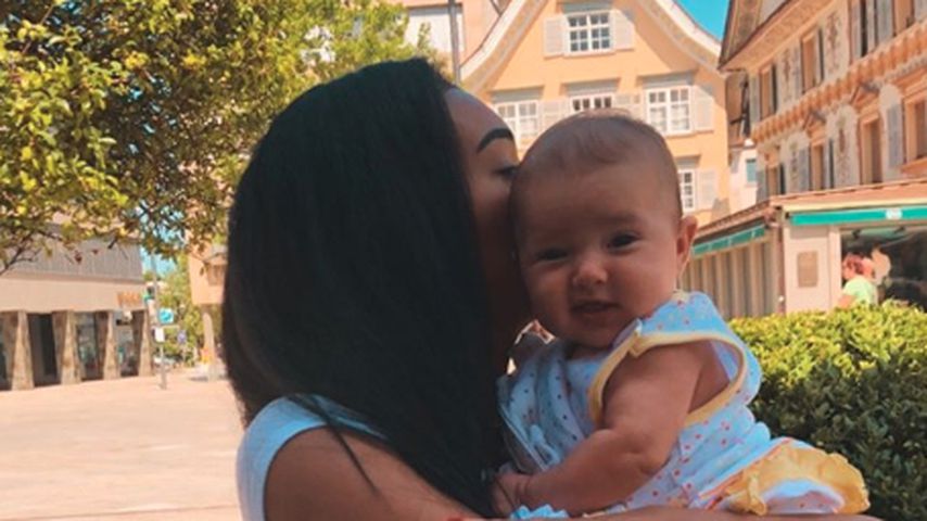 Ex-GNTM-Kandidatin Jasmin Lekudere und ihre Tochter Malia Saida