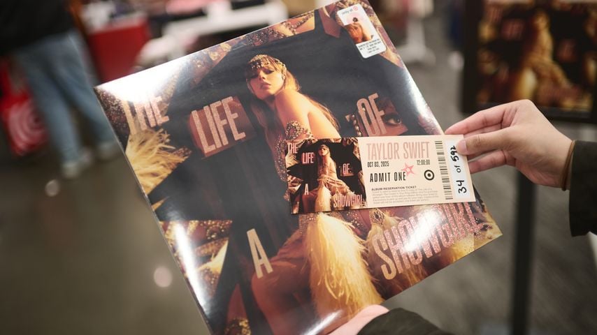 Exklusive Target-Vinyl von Taylor Swifts Album "Life of a Showgirl" in New York