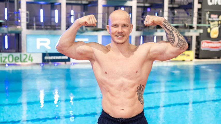 Fabian Hambüchen beim "RTL Turmspringen"