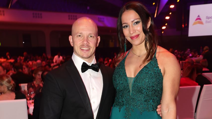 Fabian Hambüchen und seine Frau Viktoria Feldbusch, Januar 2023