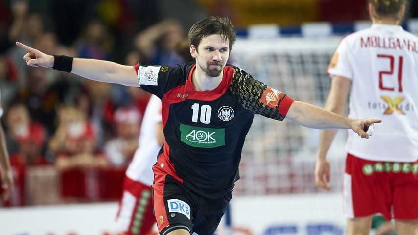Fabian Wiede bei der Handball-EM in Polen im Januar 2016