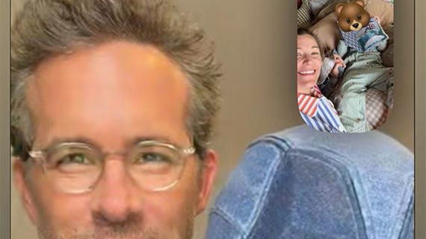 Blake Lively und Sohn Olin beim FaceTime-Anruf mit Ryan Reynolds