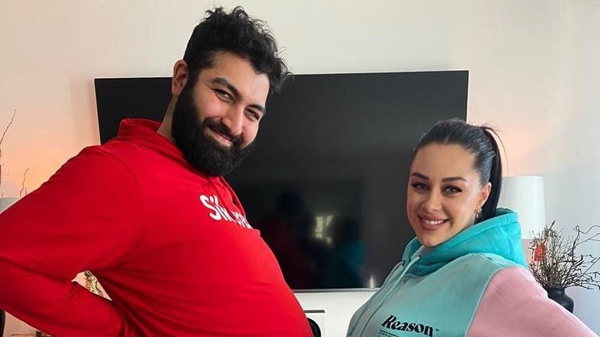 Mit Faisal Kawusi: Oana Nechiti zeigt ihren XXL-Babybauch