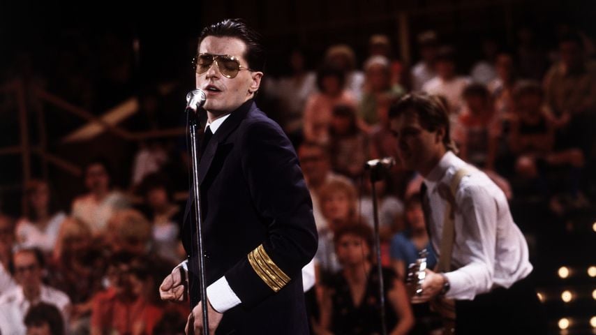 Falco bei einem Auftritt 1982