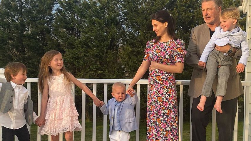 Familie Baldwin am Ostersonntag