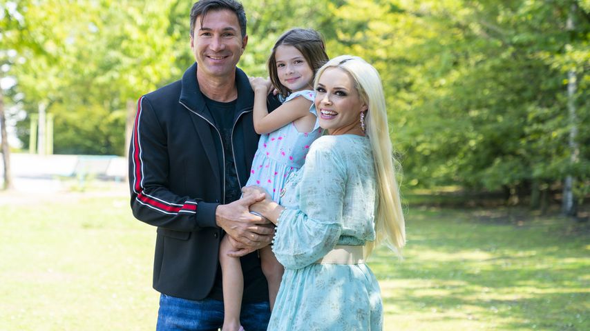 Lucas Cordalis mit seiner Frau Daniela Katzenberger und ihrer Tochter Sophia