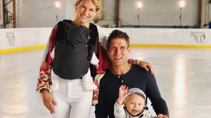 Familie Kusmagk beim "Dancing on Ice"-Training