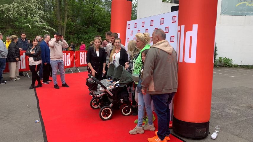 Familie Wollny auf dem Bild-Renntag im Mai 2022