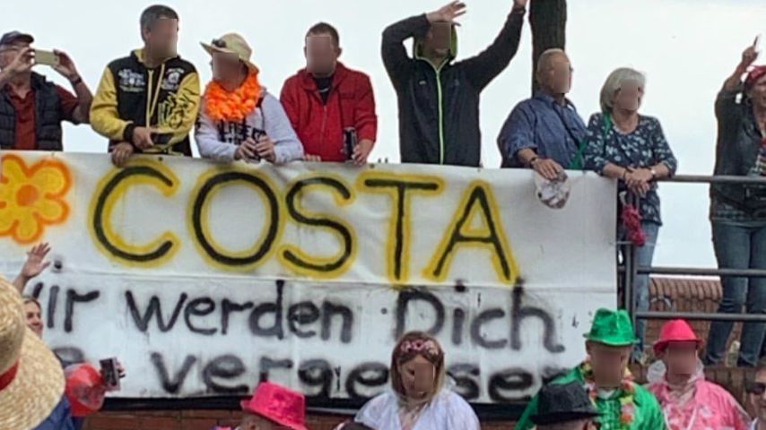 Fan-Plakat zu Ehren Costa Cordalis'