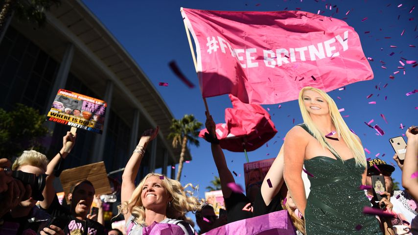 Fans bei einer Free-Britney-Demo