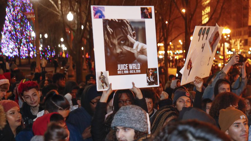 Fans von Juice Wrld im Millennium Park in Chicago, Dezember 2019
