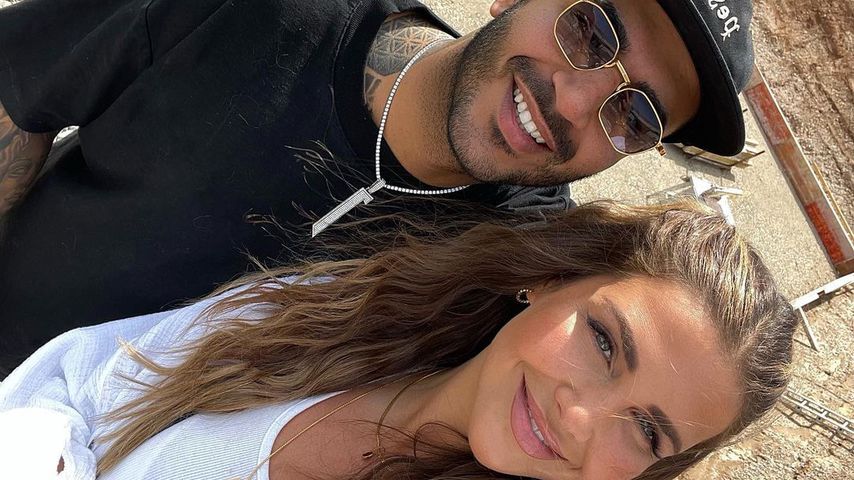 Farina mit ihrem Mann Pouya