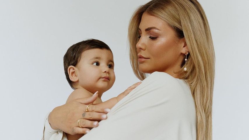 Farina Opoku mit ihrem Baby Nola