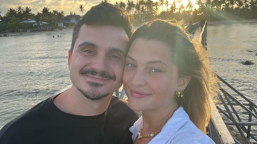 Fata Hasanović mit ihrem Partner Izi