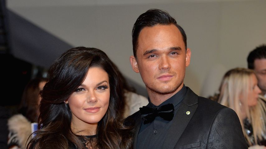 Faye Brookes und Gareth Gates bei den Television Awards in London