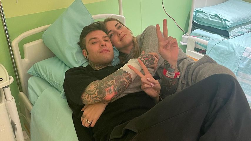 Fedez mit seiner Ehefrau Chiara Ferragni