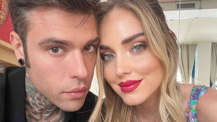Fedez mit seiner Ehefrau Chiara Ferragni