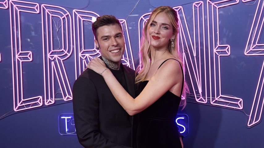 Musiker Fedez und Bloggerin Chiara Ferragni im November 2021 in Madrid