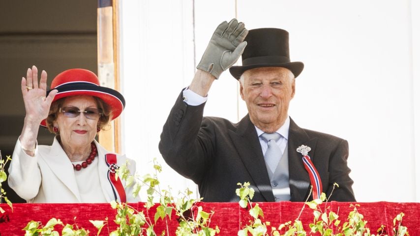 Norwegens Königspaar Königin Sonja und König Harald im Mai 2026