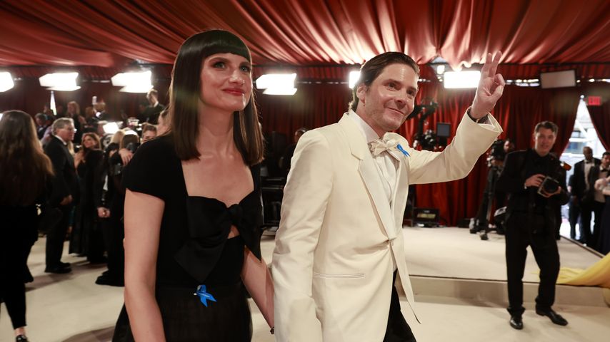 Felicitas Rombold mit Daniel Brühl bei den Oscars 2023