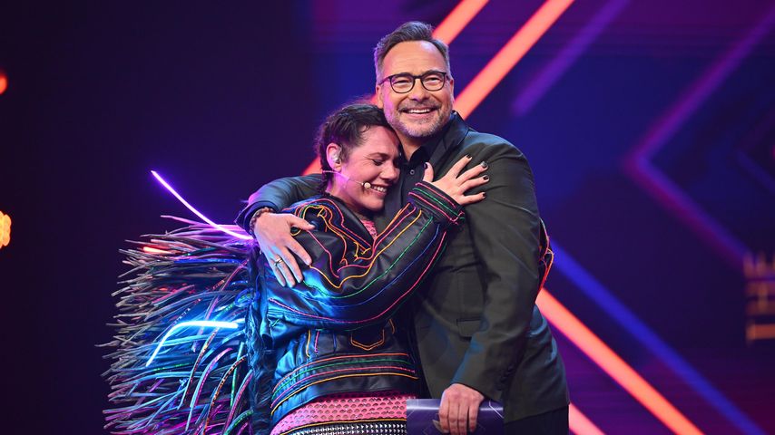 Felicitas Woll und Matthias Opdenhövel im "The Masked Singer"-Finale im Mai 2023