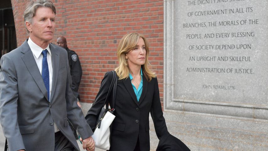 Felicity Huffman vor Gericht in Boston im April 2019