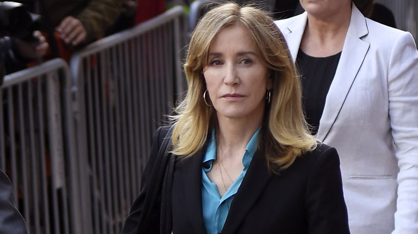 Felicity Huffman in Boston im April 2019