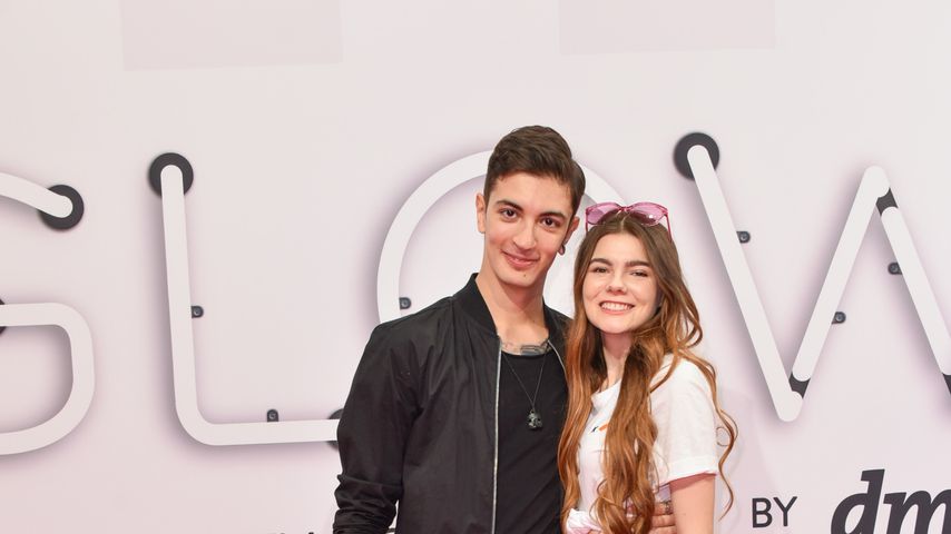 Felipe Simon und Klaudia Giez auf der Glow 2019