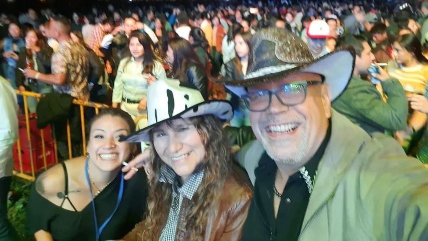 Félix Corcuera Clermont (r.) auf einem Konzert