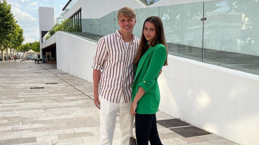 Felix Götze und seine Freundin Alisa
