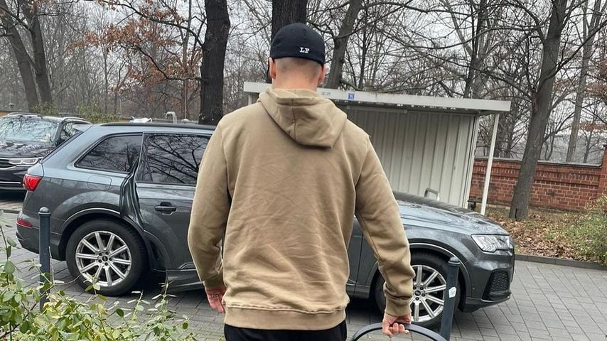 Felix Kroos mit seinem Sohn