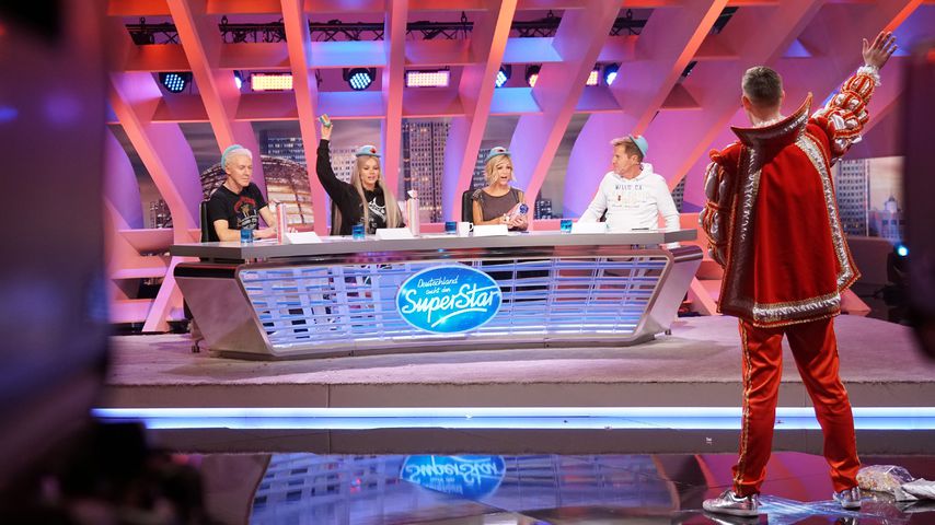 Felix Leßmeister vor der DSDS-Jury
