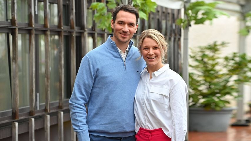 Felix Neureuther und Miriam Neureuther beim Ludwig Erhard Gipfel 2024 auf Gut Kaltenbrunn am Tegernsee