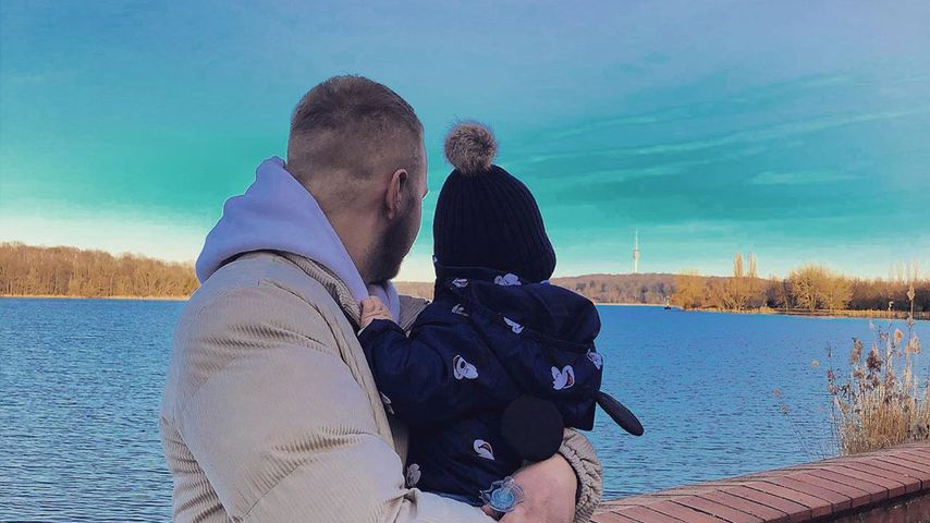 Felix van Deventer mit seinem Sohn