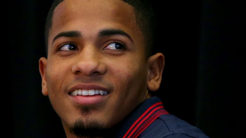 Félix Verdejo bei der Konferenz zu seinem Kampf im Madison Square Garden, 2016