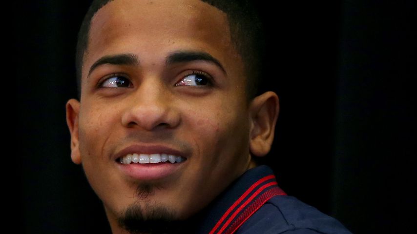 Félix Verdejo bei der Konferenz zu seinem Kampf im Madison Square Garden, 2016