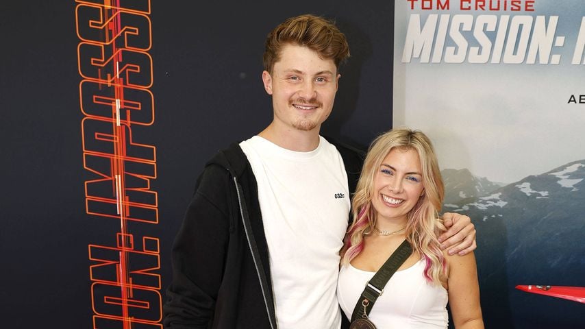 Felix von der Laden und Chany Dakota beim Screening von "Mission: Impossible  – Dead Reckoning" in Berlin