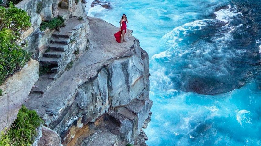 Felsvorsprung im australischen Diamond Bay