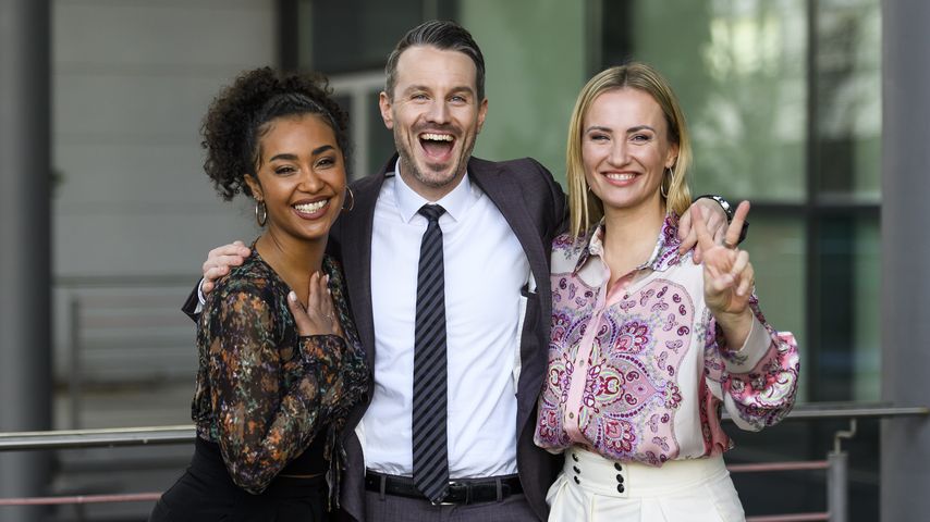 Féréba Koné, Marc Dumitru und Ania Niedieck von "Alles was zählt"