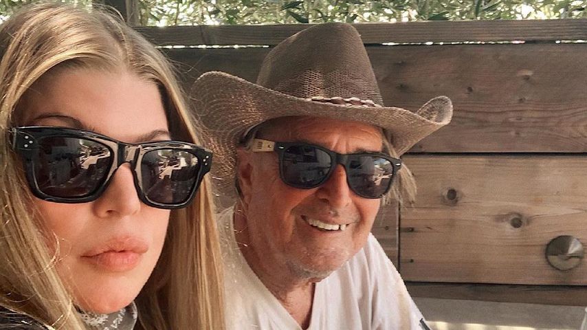 Fergie mit ihrem Vater
