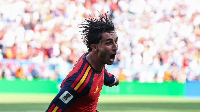 Ferran Torres jubelt über Spaniens Führung im WM-Finale 2026 gegen Argentinien