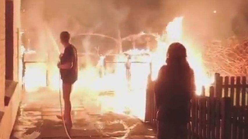 Feuer bei Eva Imhof am Silvesterabend 2019