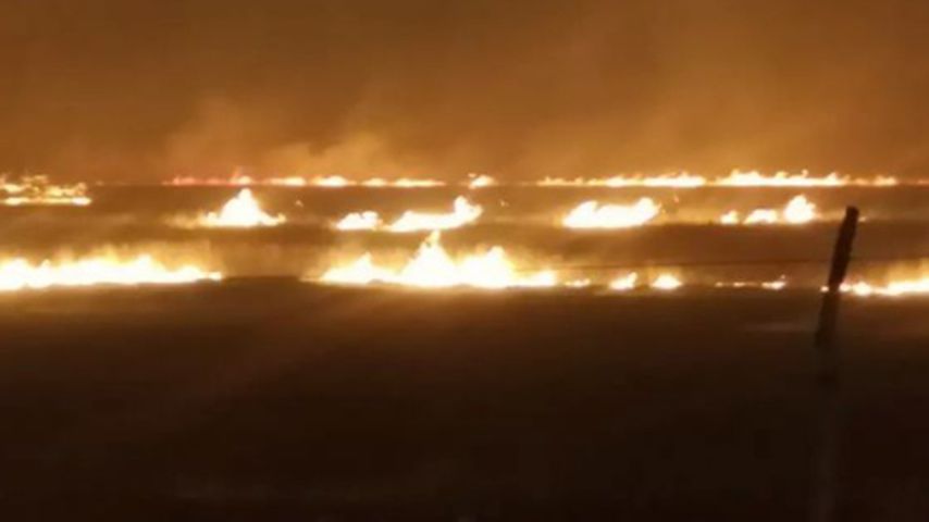 Feuer in Bauer Geralds Nachbarschaft