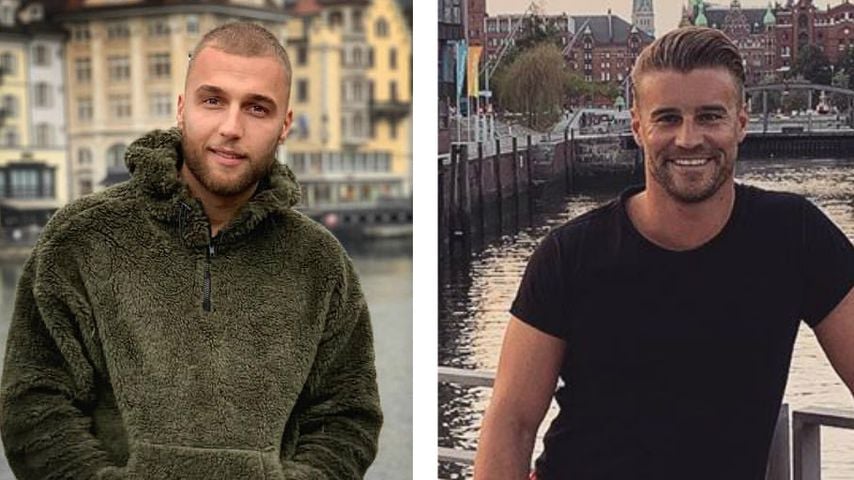 Collage: "Bachelor in Paradise"-Teilnehmer Filip Pavlovic und Alexander Hindersmann