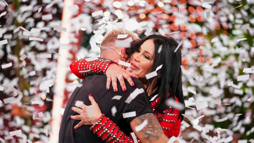 Filip Pavlovic und Djamila Rowe im Dschungelshow-Finale