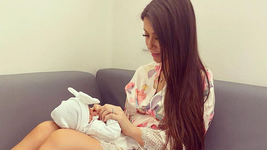 Filipa Brandão Soares mit Tochter Siena