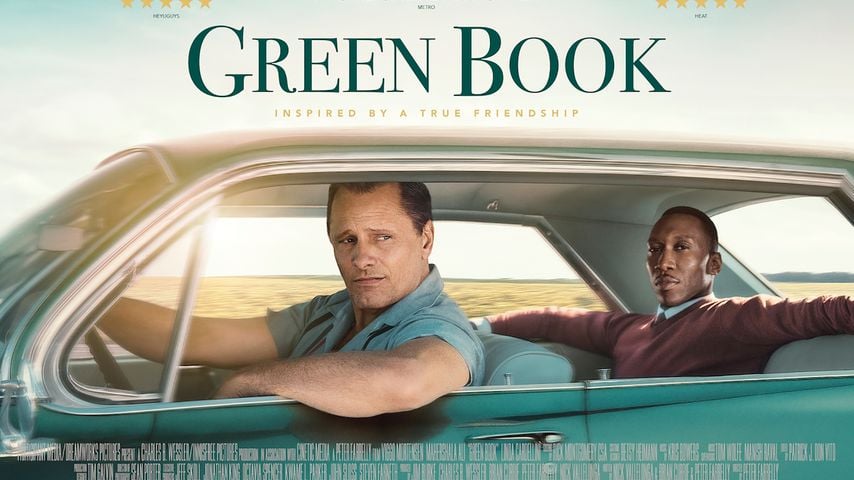 Filmplakat von "Green Book" mit Viggo Mortensen und Mahershala Ali