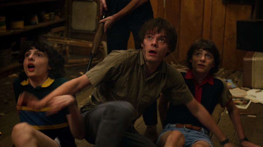 Finn Wolfhard, Charlie Heaton und Noah Schnapp in der dritten "Stranger Things"-Staffel