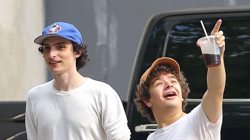 Finn Wolfhard und Gaten Matarazzo, Juli 2024