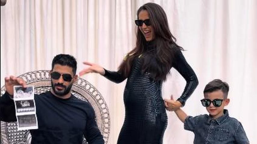 Babybauch wächst: Fiona Erdmann erwartet ihr viertes Kind